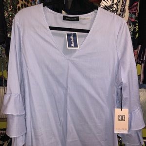 Ivanka Trump Women’s Blouse, Pinstripe